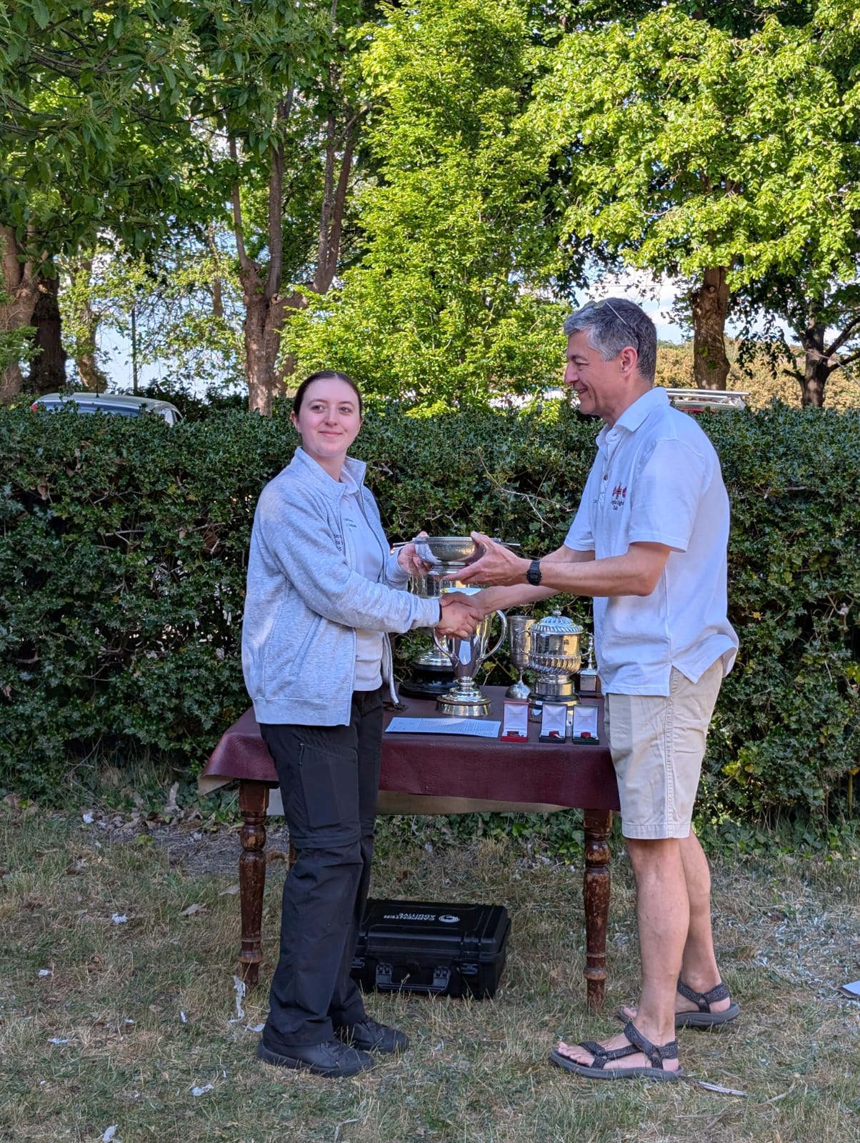 Emma Stratford wins the Under 25 OCRA Trophy